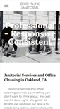 Mobile Screenshot of oaklandjanitorial.com
