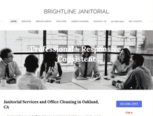 Tablet Screenshot of oaklandjanitorial.com
